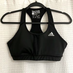 Adidas Sports Bra, Medium, Black